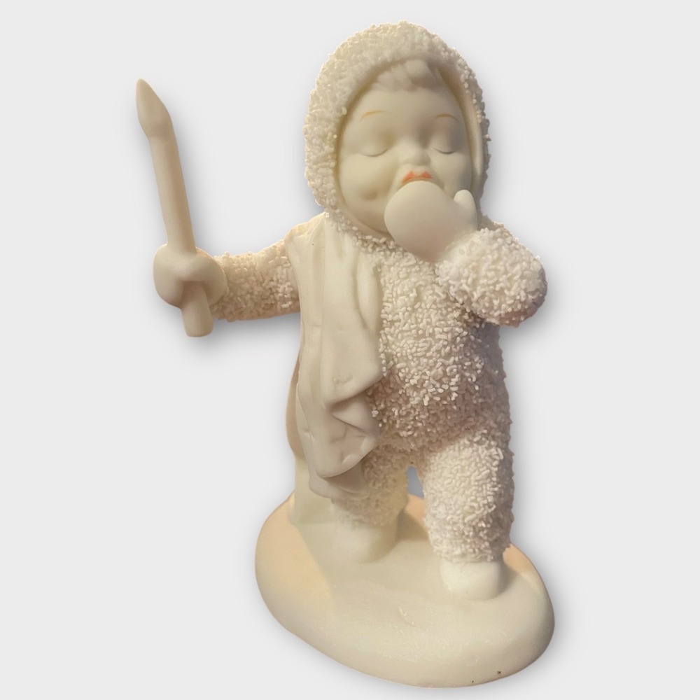 Dept‎ 56 Snowbabies "I'm So Sleepy" Figurine Child Candle Cute Winter Decor